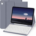 Jademall Etui klawiatura Bluetooth do iPad Air 5 Air 4 Air 10.9'' fiolet