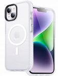 Plecki Apple etui case iphone 13 14 PRO MAX biały MagSafe przezroczysty