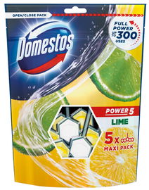 Domestos Zawieszka do WC Maxi Power Lime 5x55 g