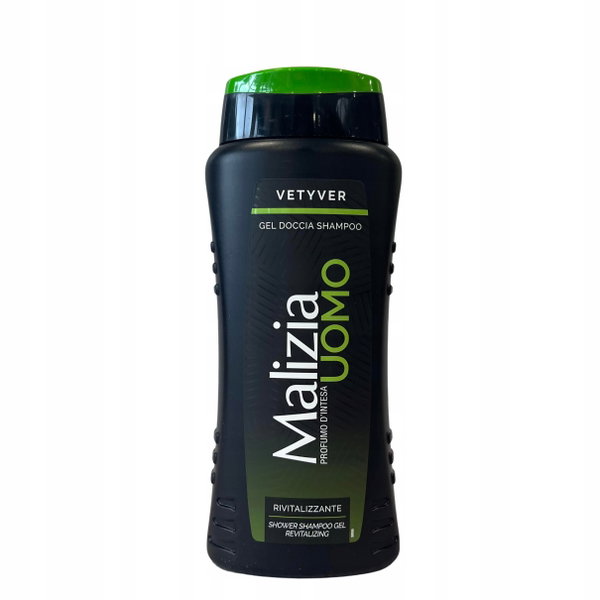 Malizia Żel pod prysznic i szampon 2w1 Vetyver 250 ml