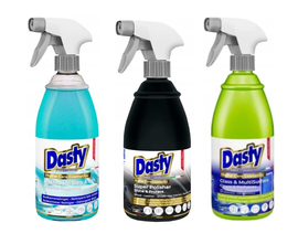 Dasty Zestaw chemii domowej - czyszczenie szyb, łazienki, skóry i drewna