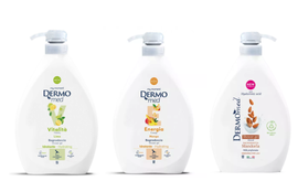 Dermomed Zestaw 3x Żel pod prysznic 1000 ml - Migdał, Mango, Limonka