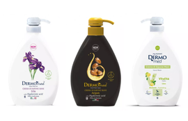 Dermomed Zestaw - 3x Mydło w płynie 600 ml - Irys, Argan, Limonka