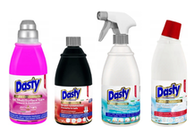 Dasty Zestaw chemii domowej - odplamiacz, płyn do podłóg, żel do WC