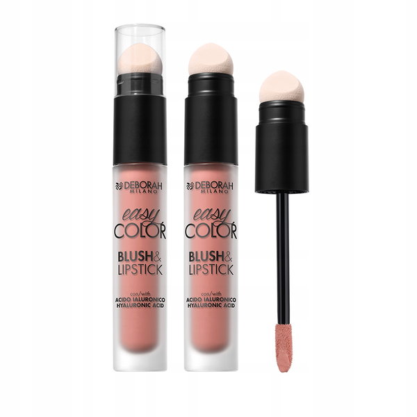 Deborah Błyszczyk do ust i róż do policzków 2w1 04 Peach Dreams 30 ml