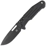 Nóż automatyczny Fox New Smarty SP Black Aluminium, Black PVD N690Co by Stefano 