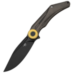 Nóż składany Bestech Seraph Black/Bronze Titanium, Black Stonewashed M390 by Kom