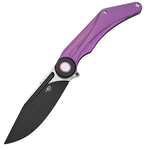Nóż składany Bestech Seraph Purple Titanium, Black Stonewashed/Satin M390 by Kom