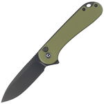 Nóż składany Civivi Button Lock Elementum II OD Green G10, Black Stonewashed Nit