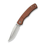 Nóż składany Civivi Clingman Brown Canvas Micarta, Satin Nitro-V by Taylor Marti