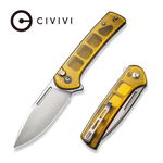 Nóż składany Civivi Conspirator Polished Ultem, Satin Nitro-V (C21006-5)