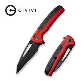 Nóż składany Civivi Sentinel Strike Red Aluminium / Black FRN, Black K110 (C2202