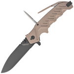 Nóż składany Extrema Ratio Glauca G1 Tactical Mud Aluminium, Black MIL-C N690 (0
