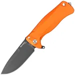 Nóż składany LionSteel SR22A Orange Aluminum, Black Sleipner by Molletta (SR22A 