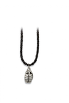 Wisiorek Tole 10 Imperial Grenade Chrome Zamak, Black Leatherette (099