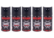 5x Gaz pieprzowy Sharg Nato Defence Gel 2mln Cone 40ml (40040-C)