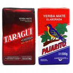Yerba Mate Taragui Energia + Pajarito Elaborada 2x500g = 1kg
