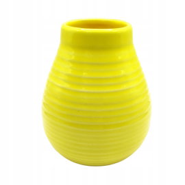 Matero do Yerba Mate ceramiczne żółte 350ml