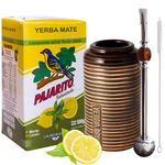 Zestaw startowy Yerba Mate Pajarito Limon + Matero Bombilla z Czyścikiem