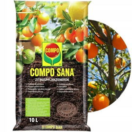 COMPO PODŁOŻE ZIEMIA DO CYTRUSÓW MANDARYNEK POMARAŃCZY CYTRYN KAWOWCA MUCHOŁÓWEK