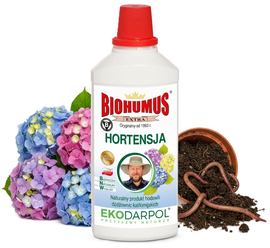 EKODARPOL NAWÓZ BIOHUMUS ODŻYWKA Z DŻDŻOWNIC KALIFORNIJSKICH DO HORTENSJI