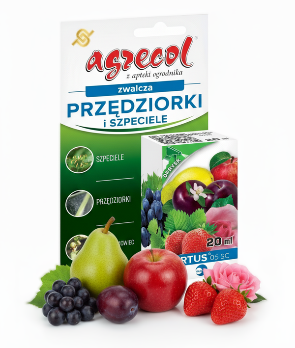 AGRECOL ORTUS 05SC ŚRODEK NA PRZĘDZIORKI SZPECIELE DO OWOCÓW WARZYW IGLAKÓW RÓŻ