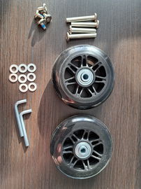 Dwa 2 kółka zamienne do walizki bagażowej