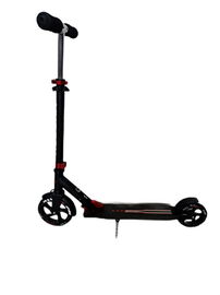 Hulajnogi Hulajnoga Hudora Bold Wheel L czarno-czerwona 180mm 145 mm koła