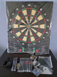 Zestaw do darta Elektroniczna tarcza 12 metalowych lotek Mejasg