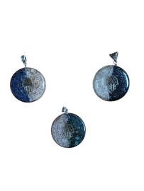 Wisiorek z Orgonitem - Dobro i Zło - Hamsa