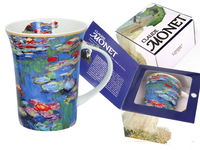 Porcelanowy kubek Claude Monet Lilie Wodne 350 ml Carmani