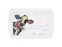 Taca Kolorowa Krowa Connie Cow 24x15 cm Melamina Leonardo England