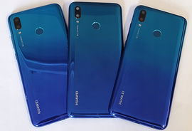 Klapka BateriI HUAWEI P SMART 2019 NIEBIESKA ORYG