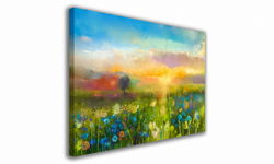 OBRAZ NA PŁÓTNIE 058 Łąka 40x30cm