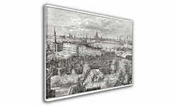 OBRAZ NA PŁÓTNIE 072 Grafika miejska 40x30cm