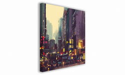 OBRAZ NA PŁÓTNIE 064 Miejskie światła 60x60cm