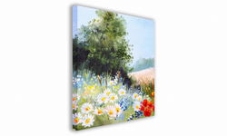 OBRAZ NA PŁÓTNIE 083 Polana 60x60cm