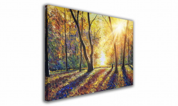 OBRAZ NA PŁÓTNIE 037 Jesienne słońce 100x70cm