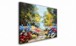 OBRAZ NA PŁÓTNIE 079 Park 100x70cm