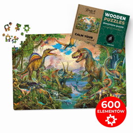 PUZZLE DREWNIANE DOUBLE Z TWOJEGO ZDJĘCIA NA PREZENT 600 elementów 60x40cm