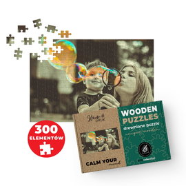 FOTO PUZZLE DREWNIANE z TWOJEGO ZDJĘCIA NA PREZENT 300 elementów 45x30 cm
