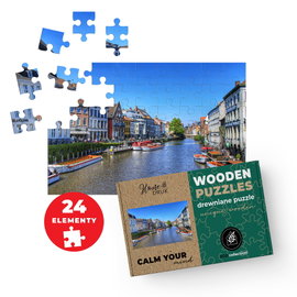 FOTO PUZZLE DREWNIANE z TWOJEGO ZDJĘCIA NA PREZENT 24 elementy 60x40cm