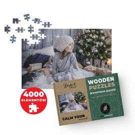 FOTO PUZZLE DREWNIANE z TWOJEGO ZDJĘCIA XXL 120cm x 85cm 4000 el.