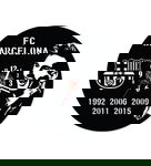 Zegar ścienny z płyty winylowej 315.13 FC Barcelona