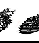 Zegar ścienny z płyty winylowej 339.13 Harley Davidson