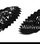 Zegar ścienny z płyty winylowej Wolverine 9.3