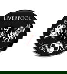 Zegar ścienny z płyty winylowej Liverpool 86.2