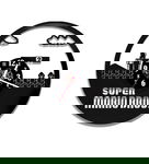 Zegar ścienny z płyty winylowej Super Mario Bros 87.2