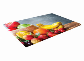 SZKLANA DESKA KUCHENNA 30x20 184a Owoce
