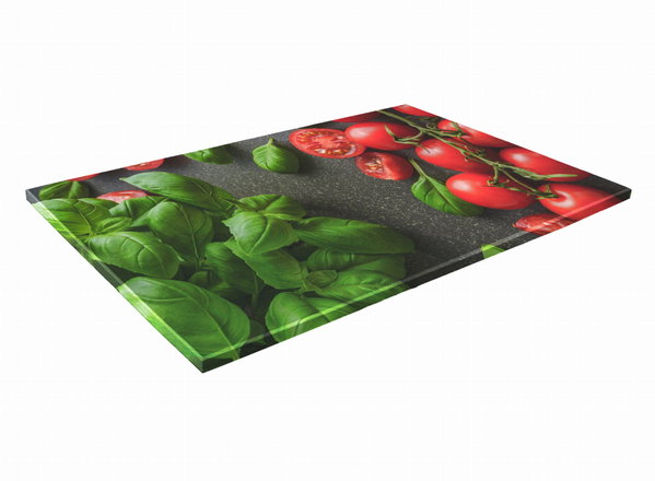 SZKLANA DESKA KUCHENNA 30x20 391a Pomidory bazylia